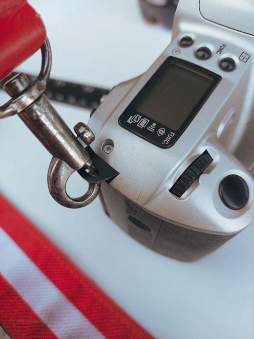 Canon strap modification 2